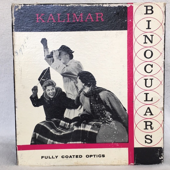 Vintage Kalimar Binoculars 7 X 50 Made in Japan w/ Leather Case & Original Box - Picture 2 of 16